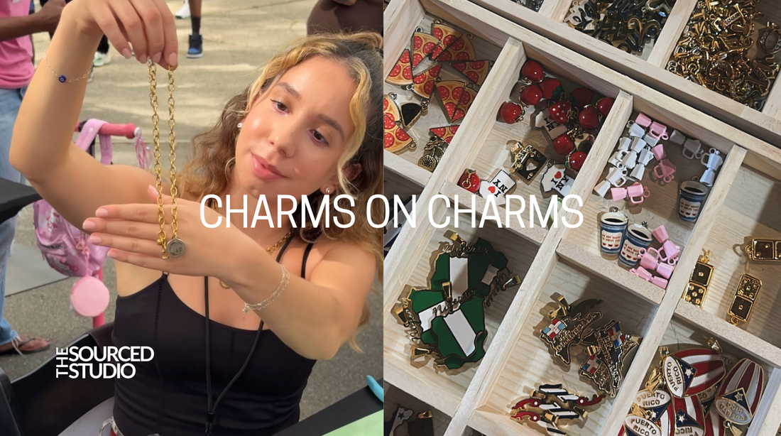 Custom charm bracelet from The Sourced Studio Charm Bar