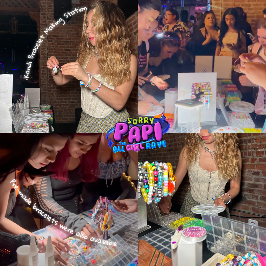 Sorry Papi The All Girl Rave Kandi Bracelet Making Station
