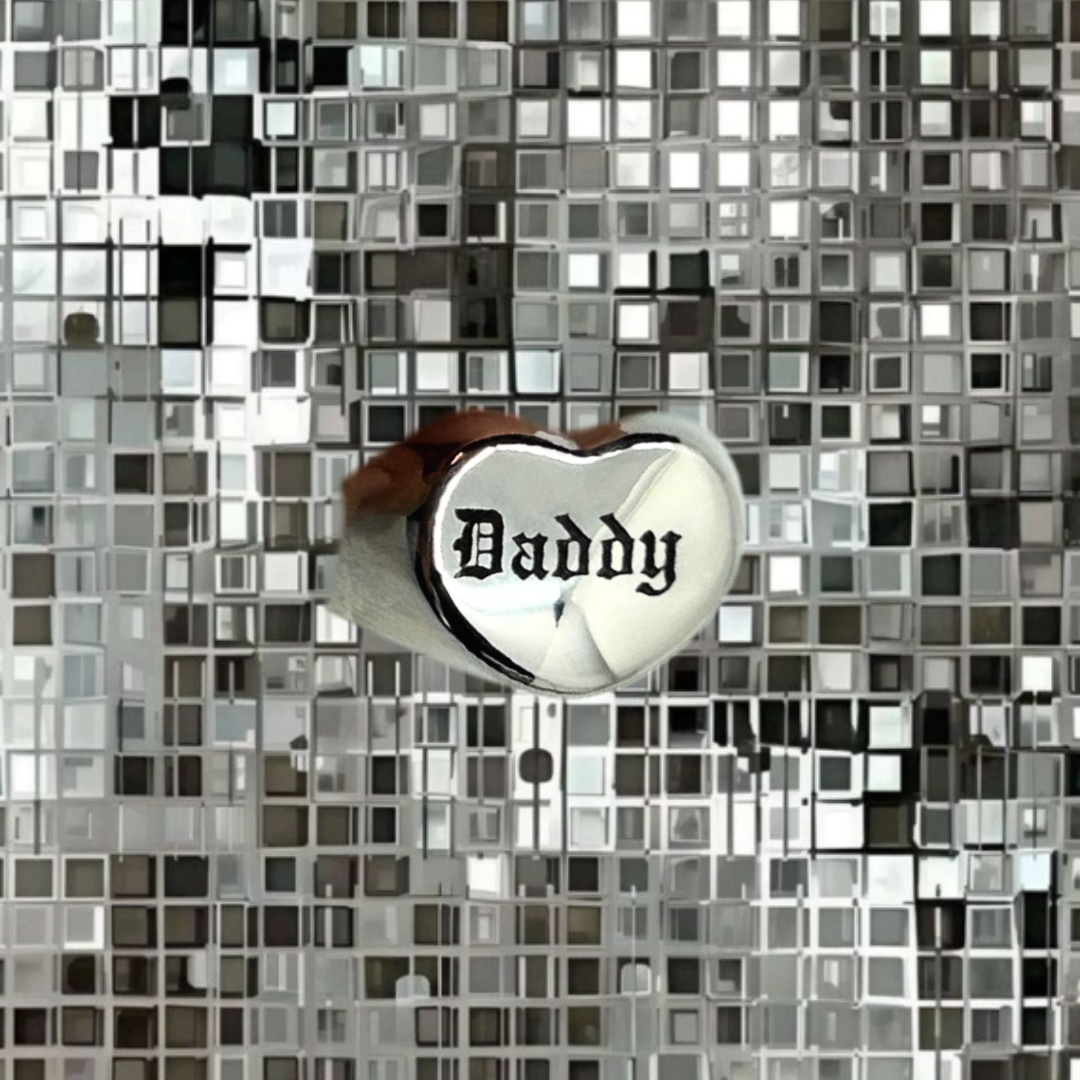 Cheeky Daddy silver ring engraved in-house, non-tarnish statement jewelry