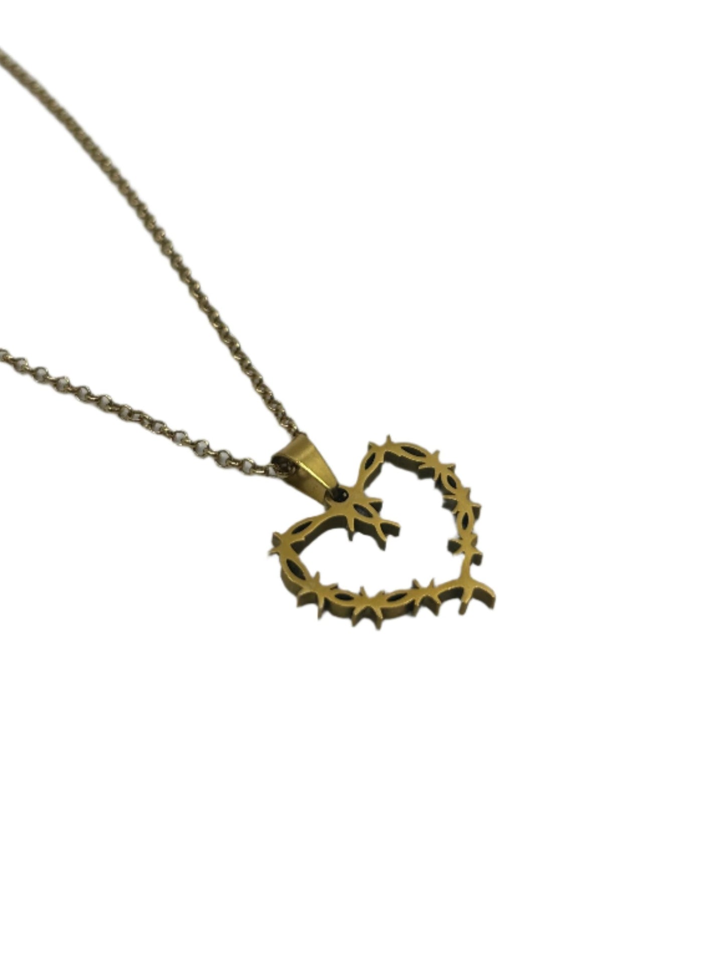 Bichota Thorn Heart Necklace 🌸🩷🌈❤️🔥🧜♀️🌸