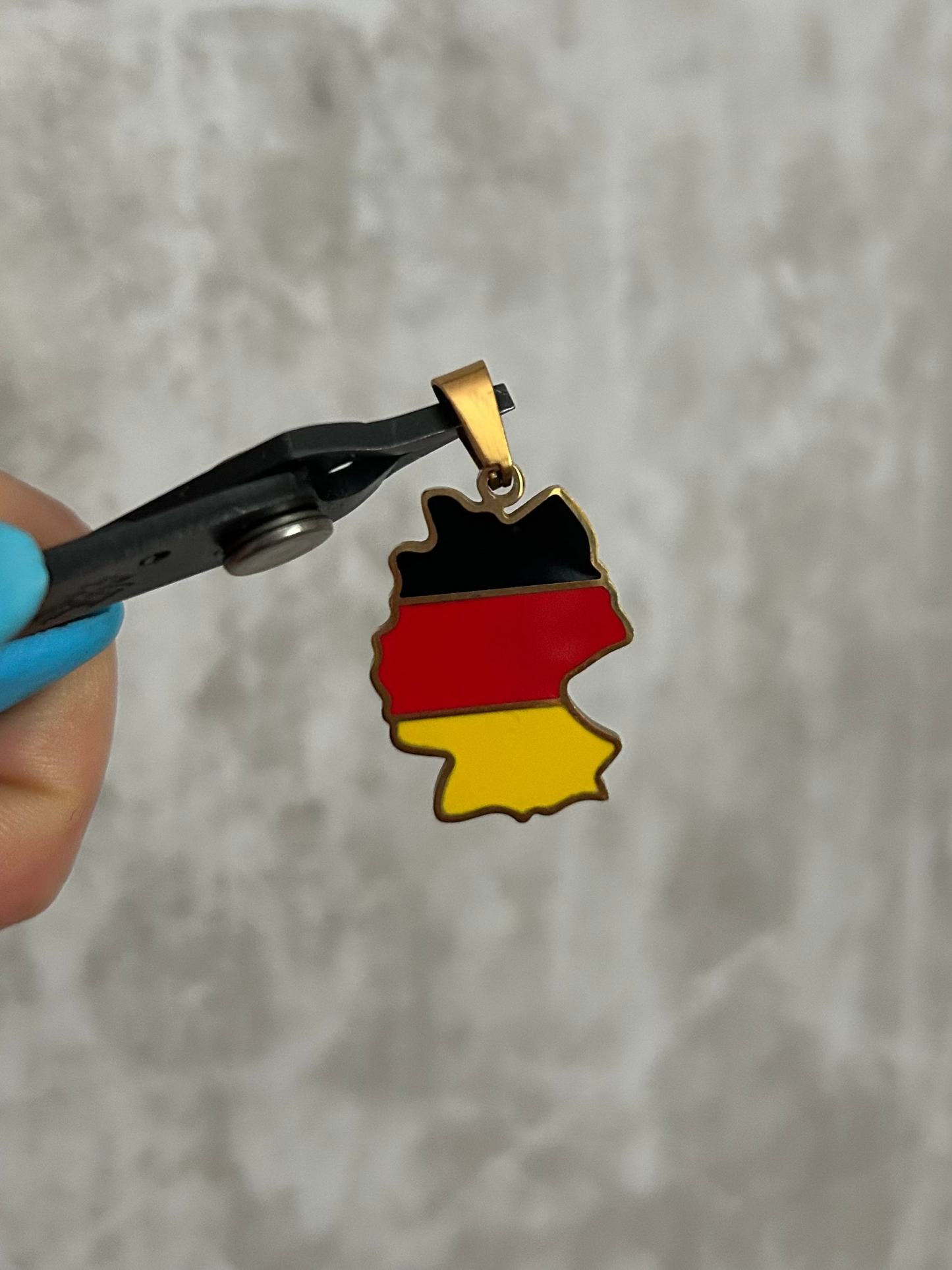 Germany Flag Pendant on pliers