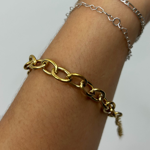 Chunky Rolo Bracelet - Build Your Own Custom Charm Bracelet