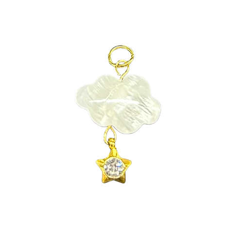 Cloud Charm - Add to Custom Necklace or Bracelet