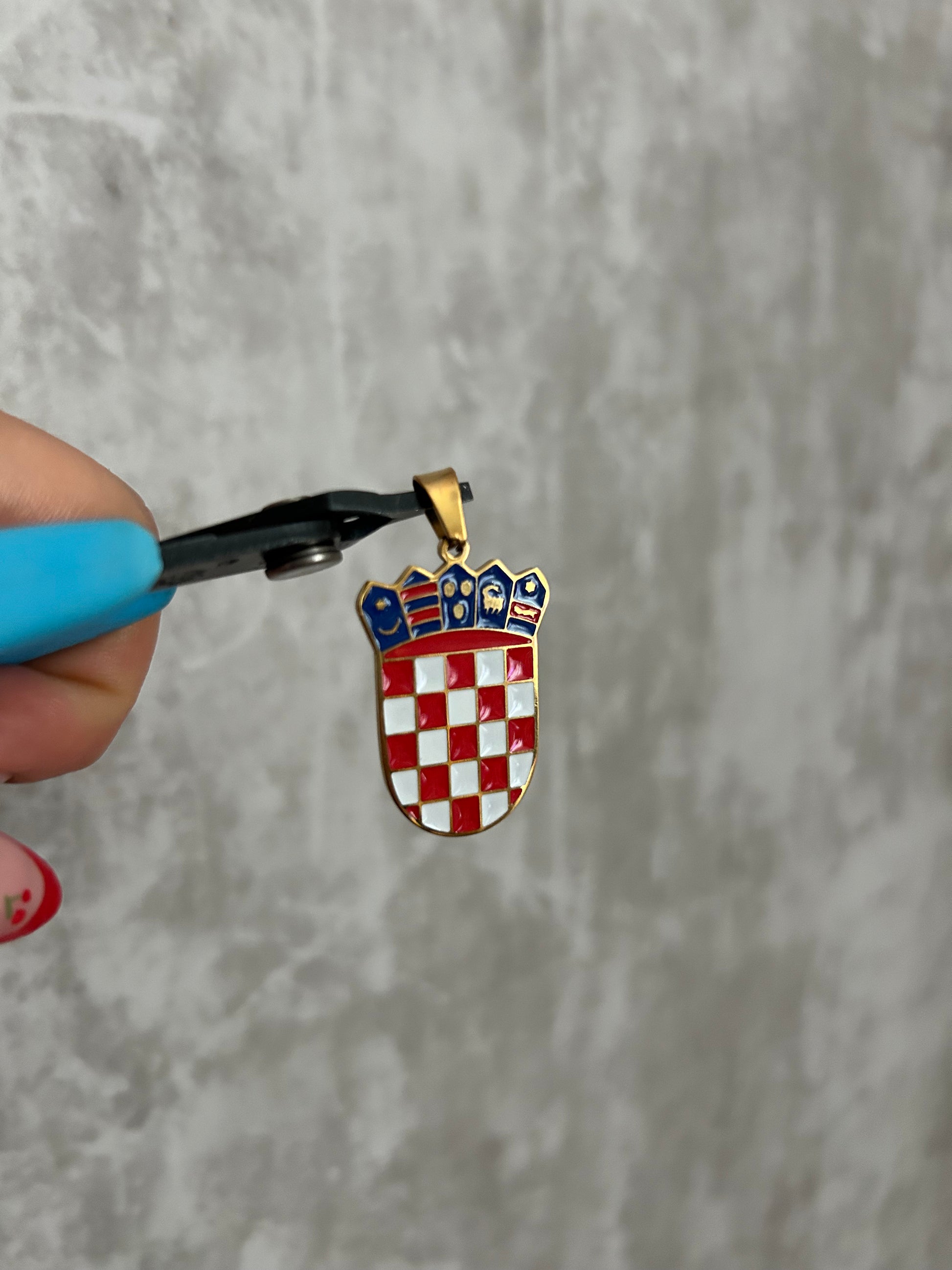 Croatia World Cup Pendant