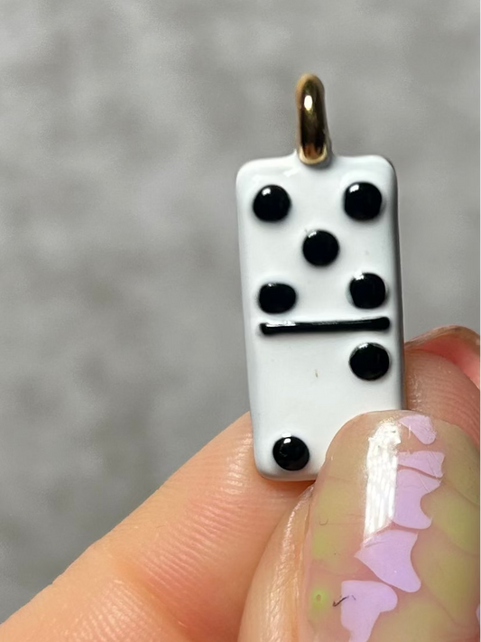 DOMINO BLACK AND WHITE CHARM THE SOURCED STUDIO