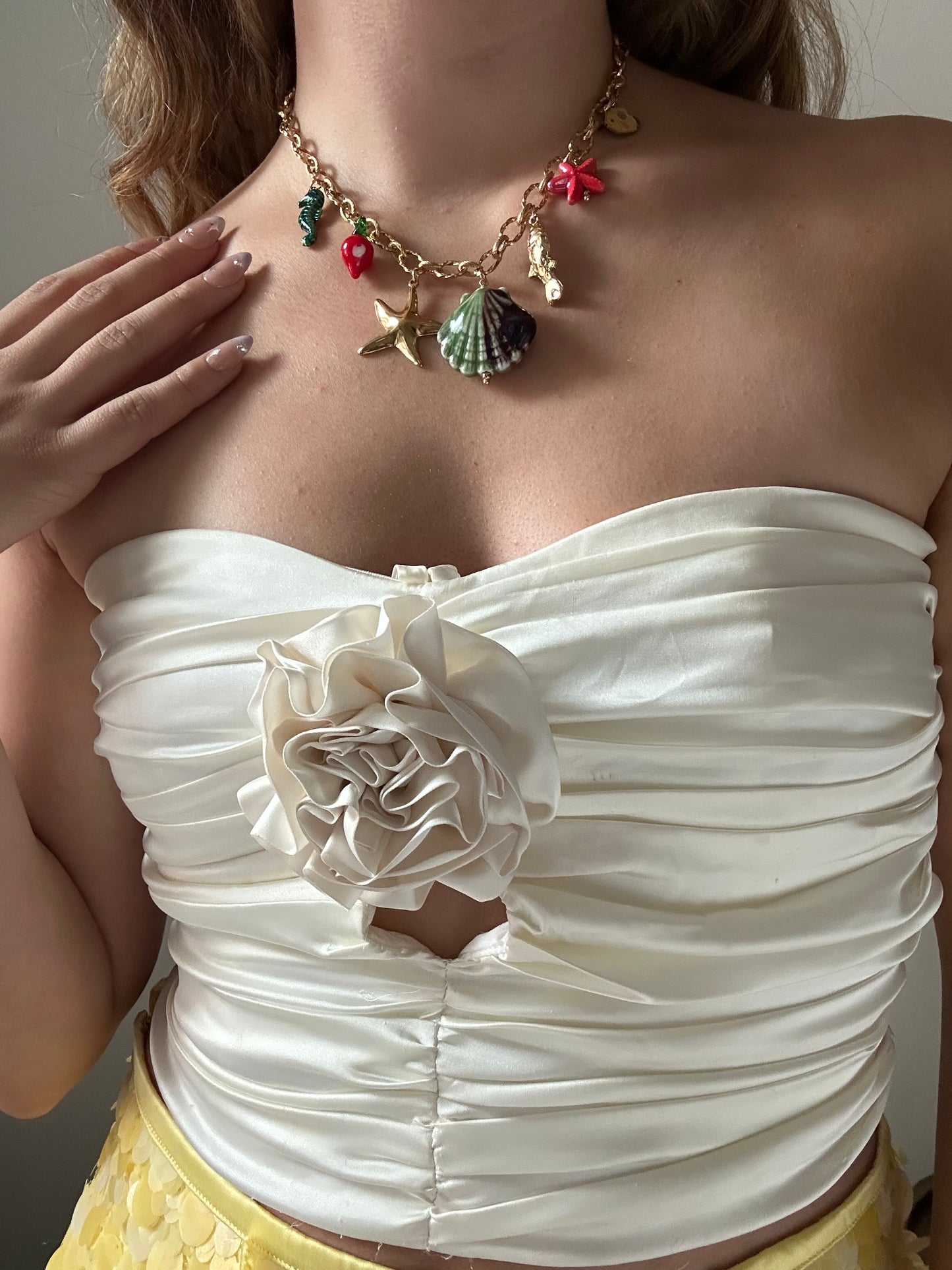 Coral – Ocean-Inspired Charm Necklace