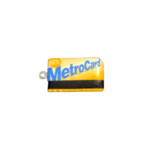 MetroCard Charm - Add to Custom Necklace or Bracelet