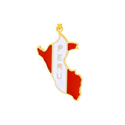 Peru Charm - Add to Custom Necklace or Bracelet