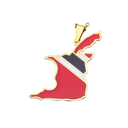 Trinidad & Tobago Charm - Add to Custom Necklace or Bracelet