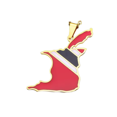 Trinidad & Tobago Charm - Add to Custom Necklace or Bracelet