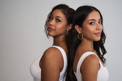 Bambú Earrings, Gold or Silver