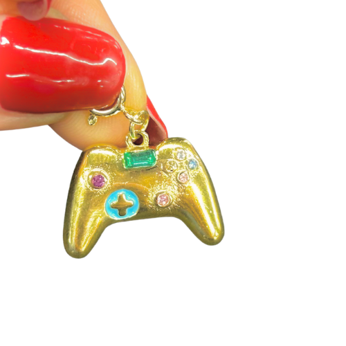Game Controller Charm - Add to Custom Necklace or Bracelet
